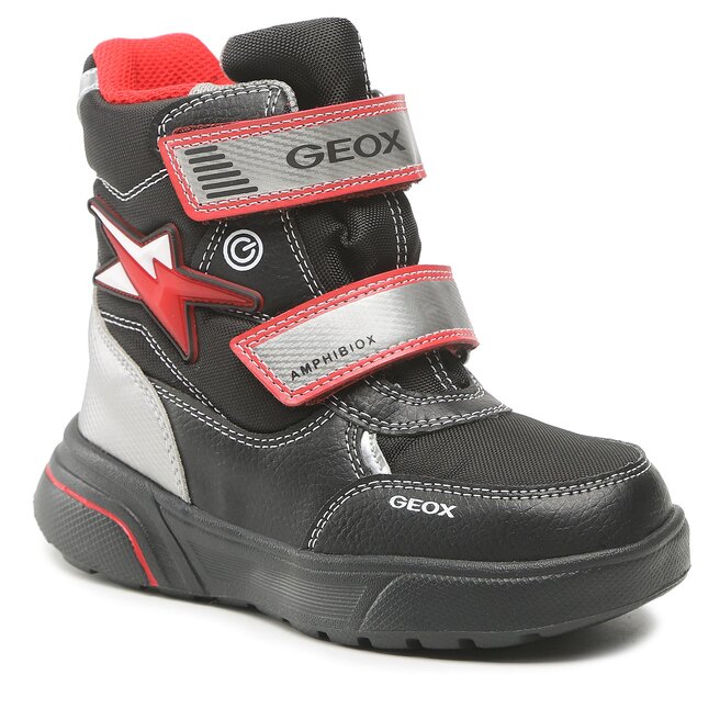 Botas nieve Geox J B. B Abx C J267UC 0FUFE C0048 S Black/Red | zapatos.es