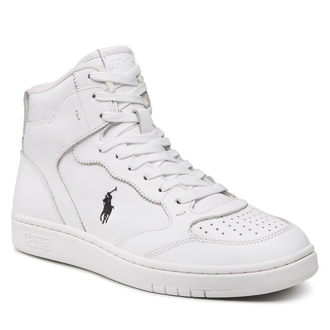 Sneakers Polo Ralph Lauren Polo Crt Hgh 809877680001 Wht/Blk 809877680001 imagine noua gjx.ro