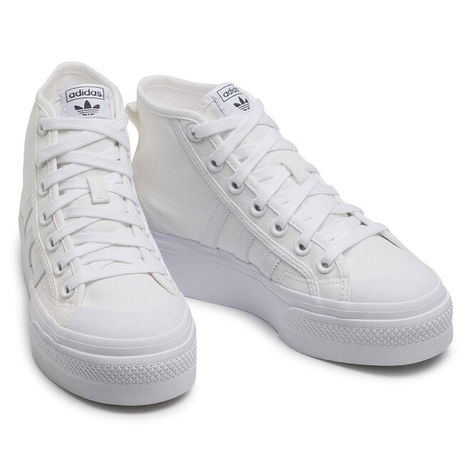 adidas Topánky adidas Nizza Platform Mid W FY2782 Ftwwht/Ftwwht/Ftwwht