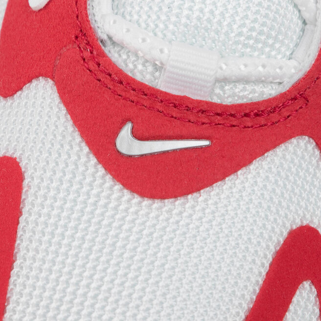 Red and white nike 200 top