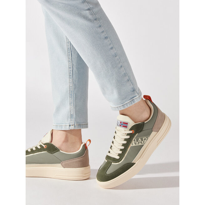 Napapijri Green Polyester Athletic Sneakers