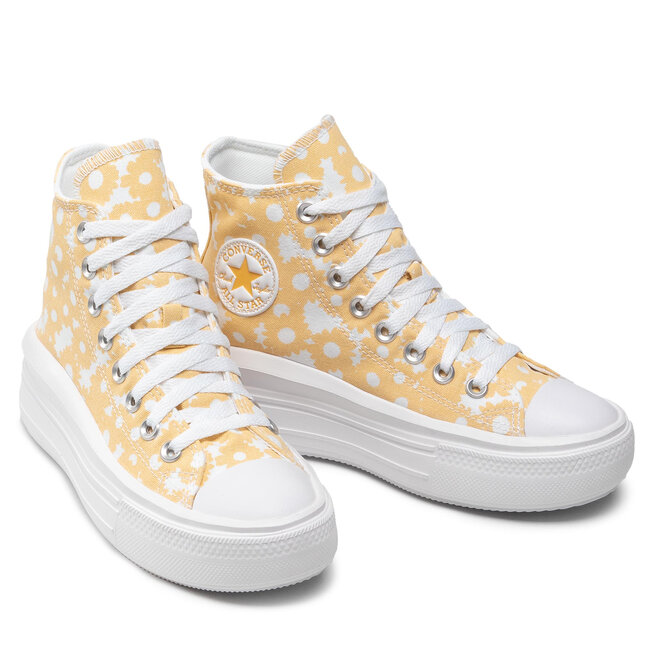 Converse Teniși Converse Ctas Mowe Hi A01194C Cyber Mango/White/White
