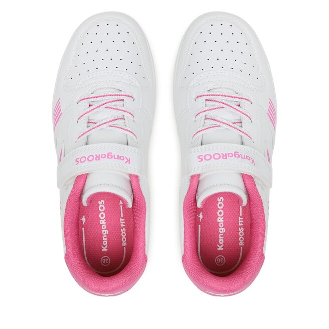 KangaROOS K-CP Fair EV Sneaker – Daisy Pink/White, Mit ROOSfit®-Sohle, Größe 30 EU