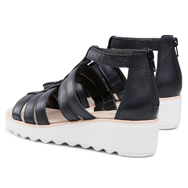 Sandales Clarks Jillian Nina 261498034 Black Leather chaussures