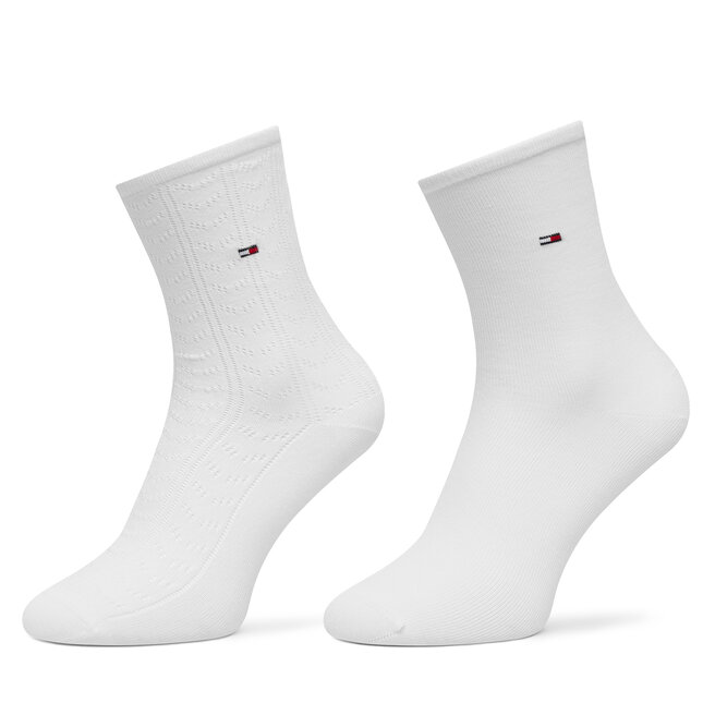 Skarpety długie Tommy Hilfiger 701238849 Biały - kobiece