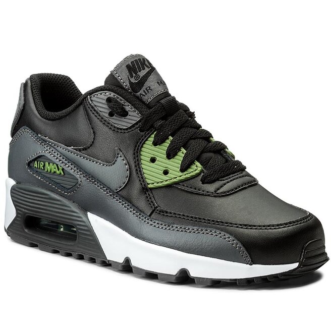 Nike Air Max 90 Ltr (GS) 833412 008 Black/Dark Green • Www.zapatos.es