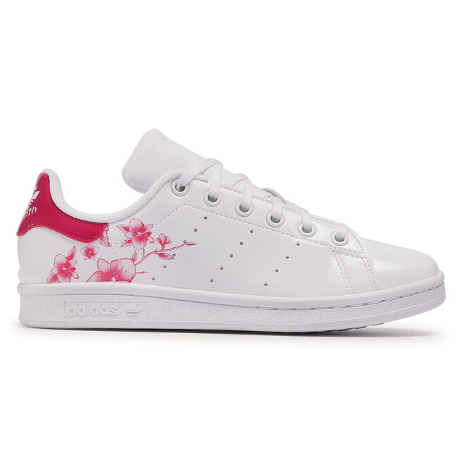 Buty adidas Stan Smith J FW4495 Ftwwht Ftwwht Bopink eobuwie .pl