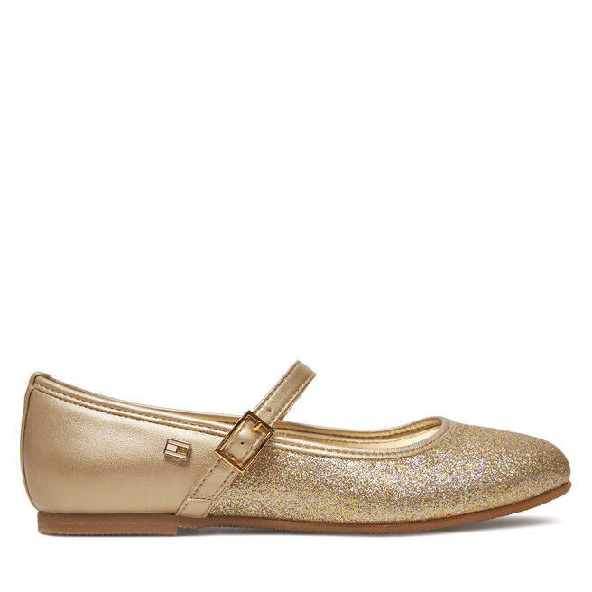 Baleriny Tommy Hilfiger Ballerina - S Złoty