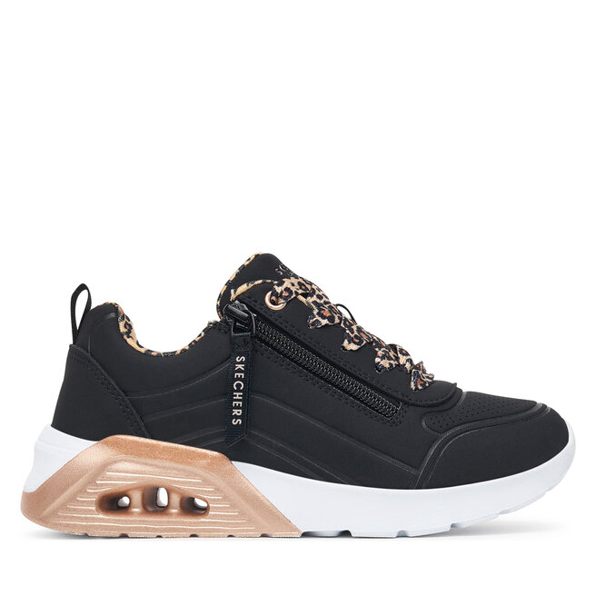 Sneakersy Skechers UNO Lite 2.0 - Leopard Stride 310708L/BLK Czarny