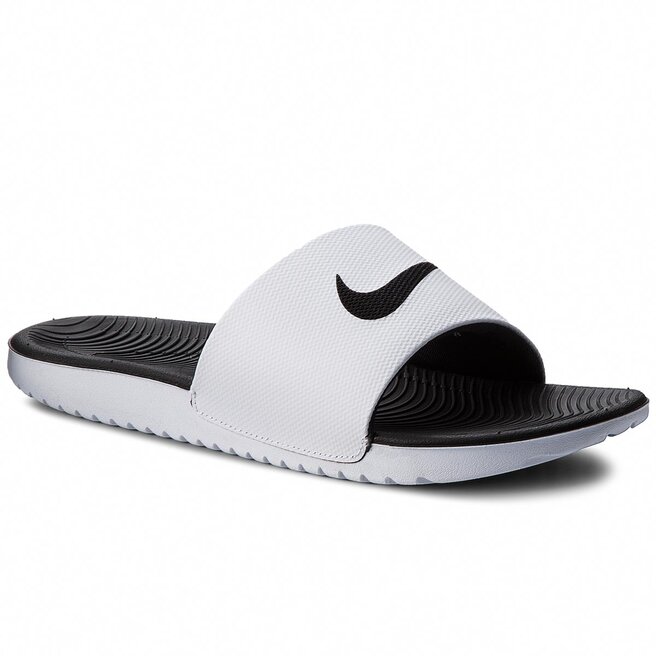 hostilidad Mediador seco Chanclas Nike Kawa Slide 832646 100 White/Black • Www.zapatos.es