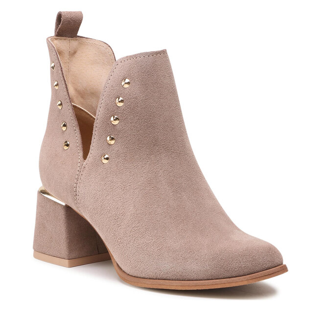 Roberto Členková obuv Roberto 3074/2/B Cappuccino Welur