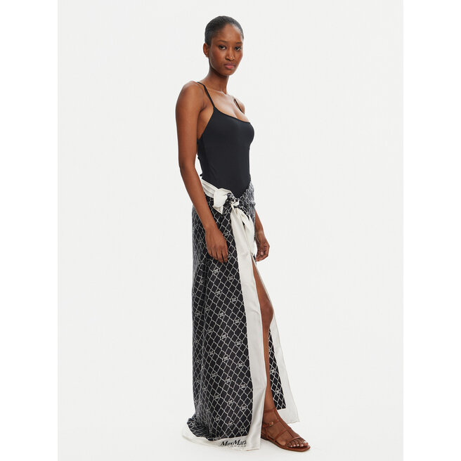 Chusta Max Mara Beachwear Ottico - Czarny