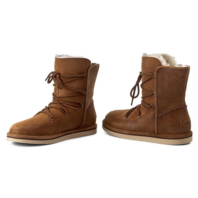 Pantofi Ugg W Lodge 1007710 Chestnut epantofi.ro