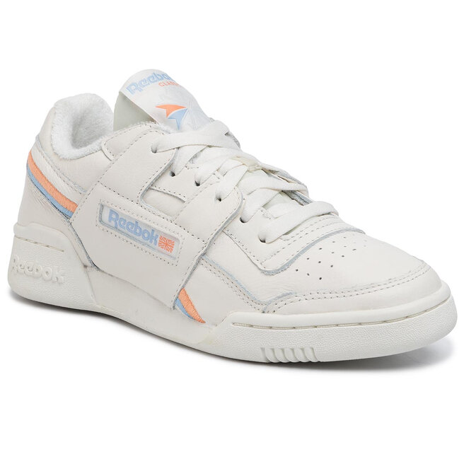 Reebok Pantofi Reebok Workout Lo Plus EF8064 Chalk/Sunorg/Flublu