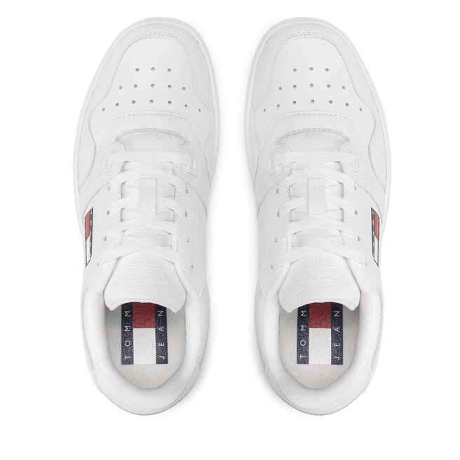 Tommy Jeans Сникърси Tommy Jeans Retro Basket EN0EN01723 White YBR