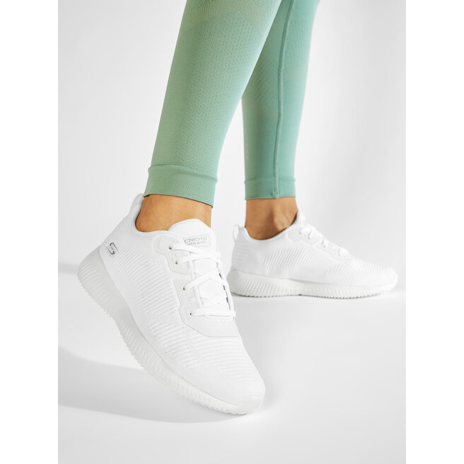 Skechers Pantofi Skechers BOBS SPORT Tough Talk 32504/WHT White