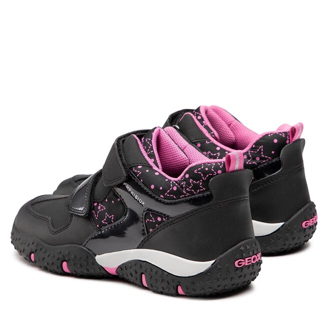 Geox Зимни обувки Geox J Baltic G. B Abx A J26H1A 0BCMN C0922 D Black/Fuchsia
