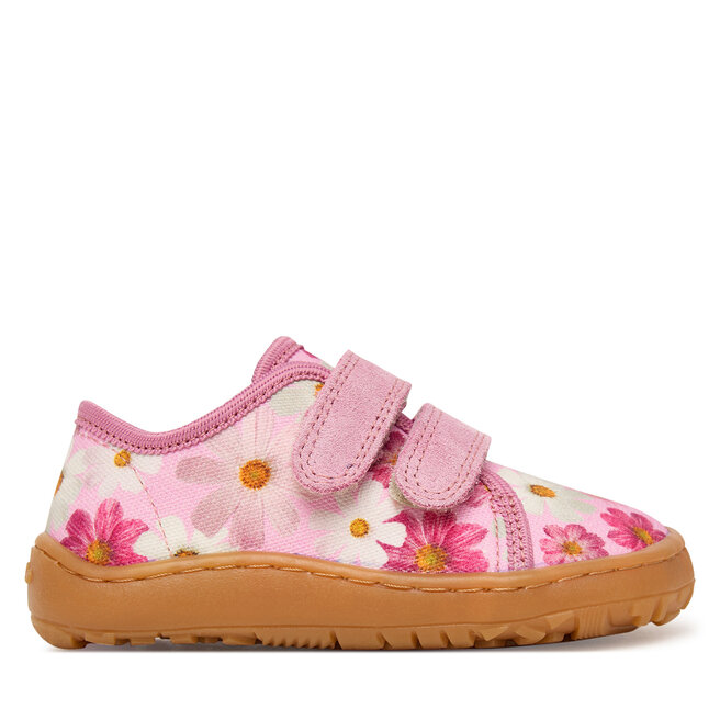 Kapcie Froddo Barefoot Canvas G1700440-9 M Różowy - dziewczęce