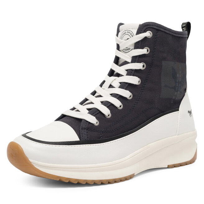 Trampki Mustang 1458-501 Czarny - kobiece