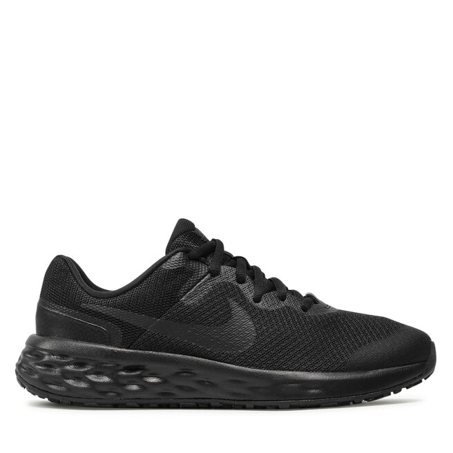 Nike Обувки Nike Revolution 6 Nn (GS) DD1096 001 Black/Black/Dk Smoke Grey