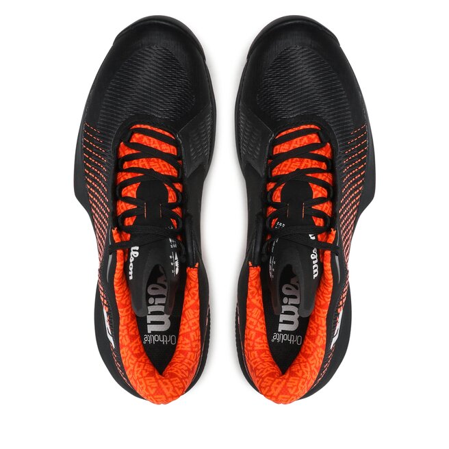 Wilson Pantofi Wilson Kaos Swift 1.5 Clay WRS331070 Black/Phantom/Ch Orange