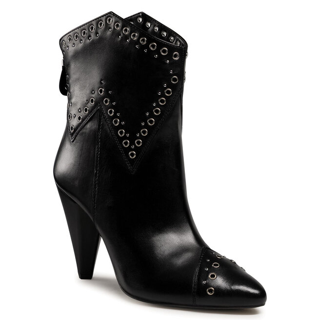 Botine Steve Madden Maribel SM11001392-03001-017 Black Leather altele-Cizme imagine noua gjx.ro