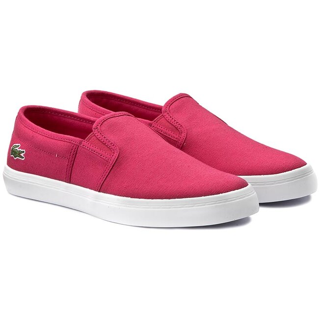 Lacoste women's gazon best sale slip on