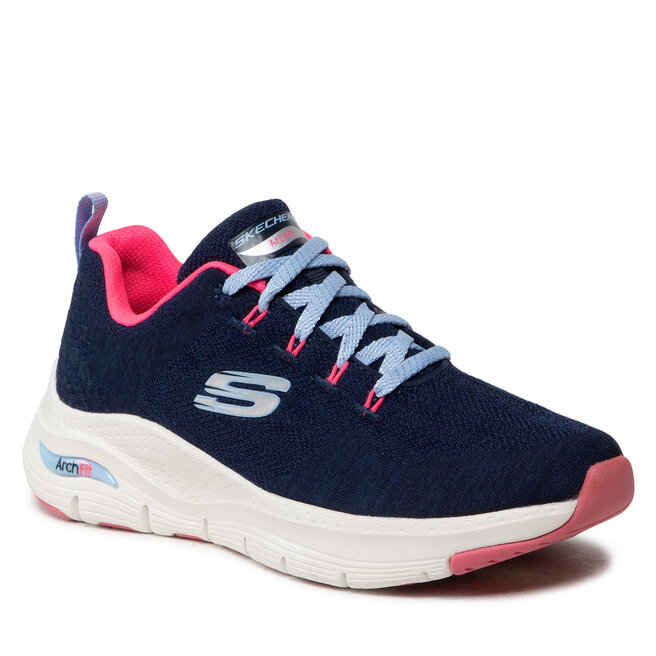 eximir Anestésico Botánica Zapatos Skechers Comfy Wave 149414/NVHP Navy/Hot Pink | zapatos.es