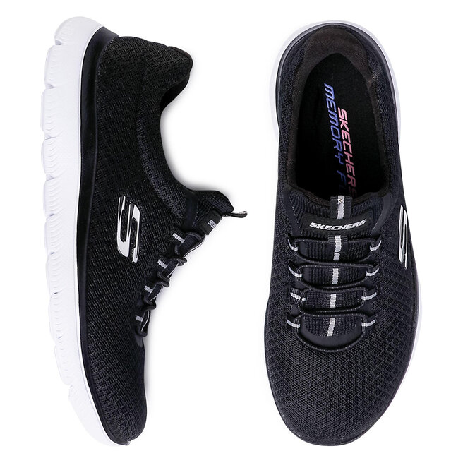 Skechers Pantofi Skechers Summits 12980/BKW Black/White
