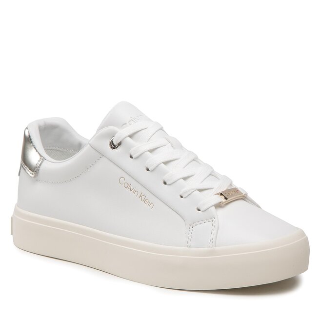 Αθλητικά Calvin Klein Vulc Lace-Up HW0HW01342 White/Pale Gold 0LC
