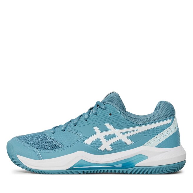 Asics Pantofi Asics Gel-Dedicate 8 Clay 1042A255 Gris Blue/White 400