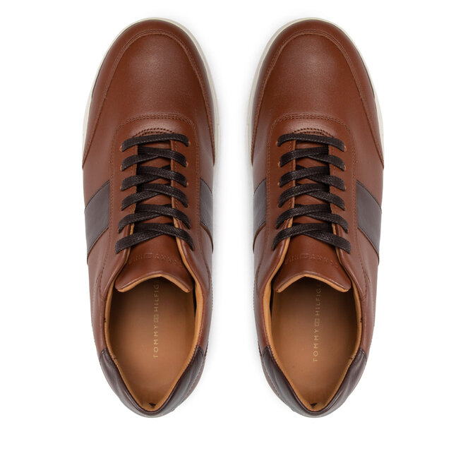 premium leather cupsole cognac