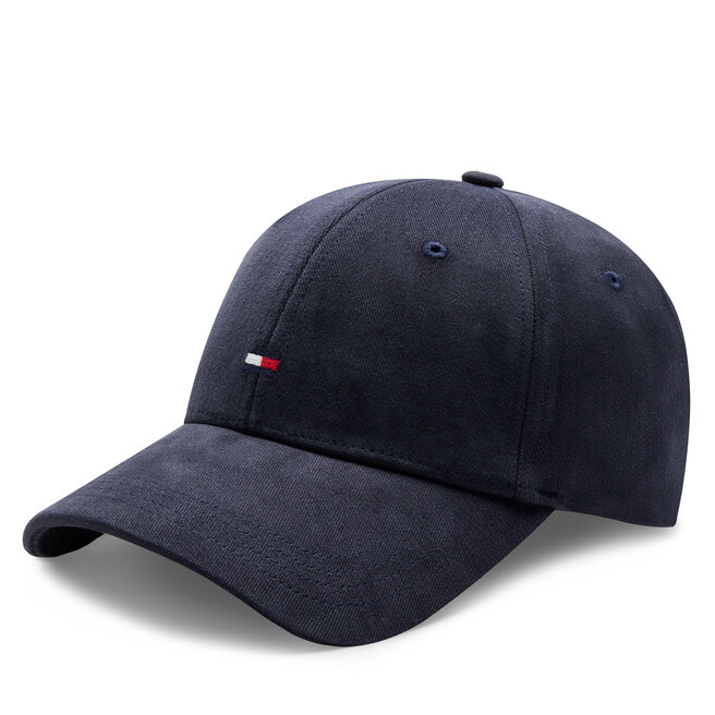 Czapka z daszkiem Tommy Hilfiger Essential Flag Cap - Granatowy