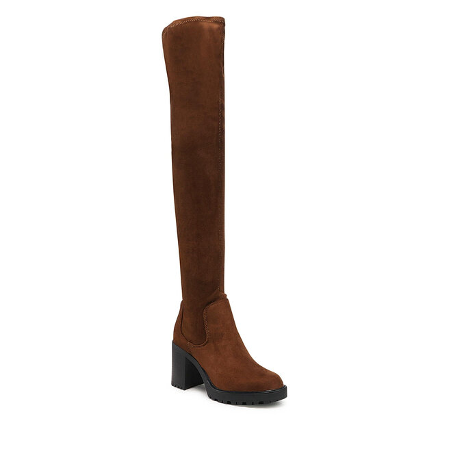 Cizme lungi muschetar ONLY Onlbarbara-16 15272053 Brownie