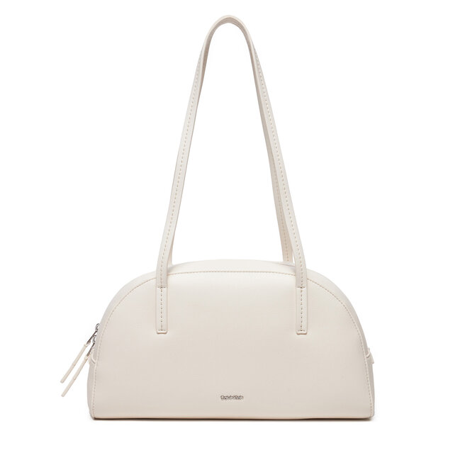 Torebka Calvin Klein Ck Glide Elongated Shoulder Bag - Biały