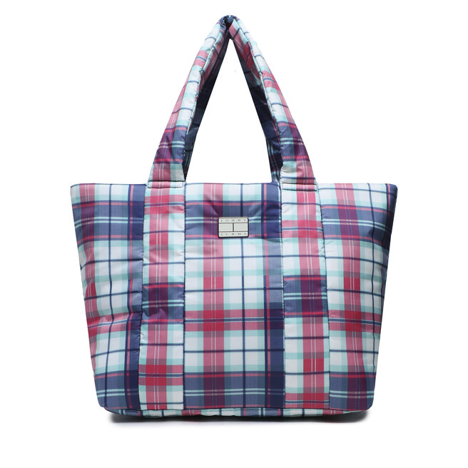 Tommy Jeans Kabelka Tommy Jeans Tjw Hype Cons Travel Tote Tartan AW0AW14428 0GY