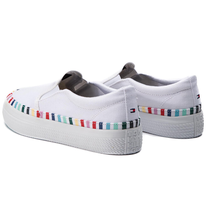 Tommy hilfiger rainbow deals flatform sneaker