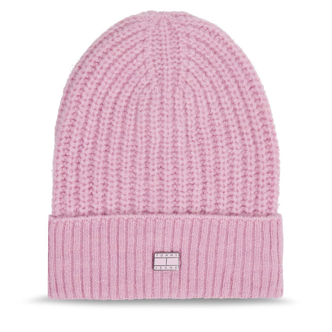 Czapka Tommy Jeans Tjw Cosy Knit Beanie - Różowy