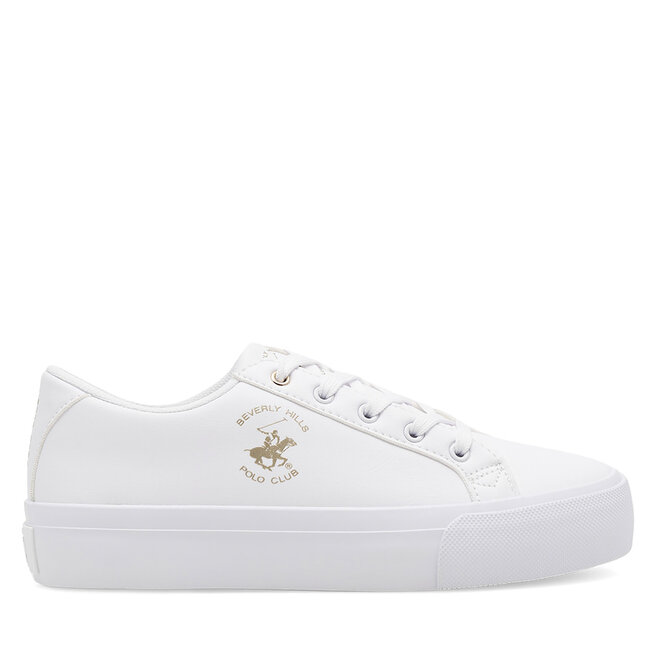 Sneakersy Beverly Hills Polo Club - Biały