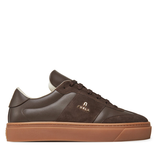 Sneakersy Furla Enjoy Lace-Up YI79ENJ BX3712 PT - Bordowy