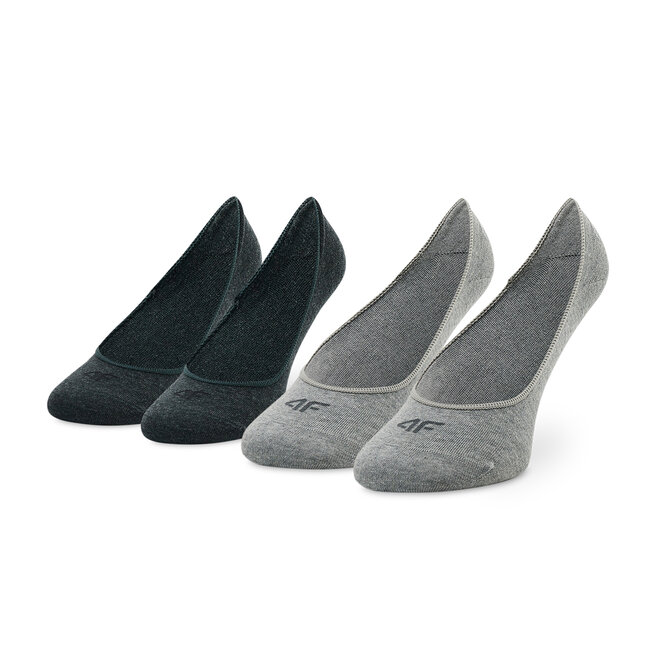 Σετ 2 ζευγάρια κάλτσες σοσόνια γυναικεία 4F H4L22-SOD001 Μαύρο
