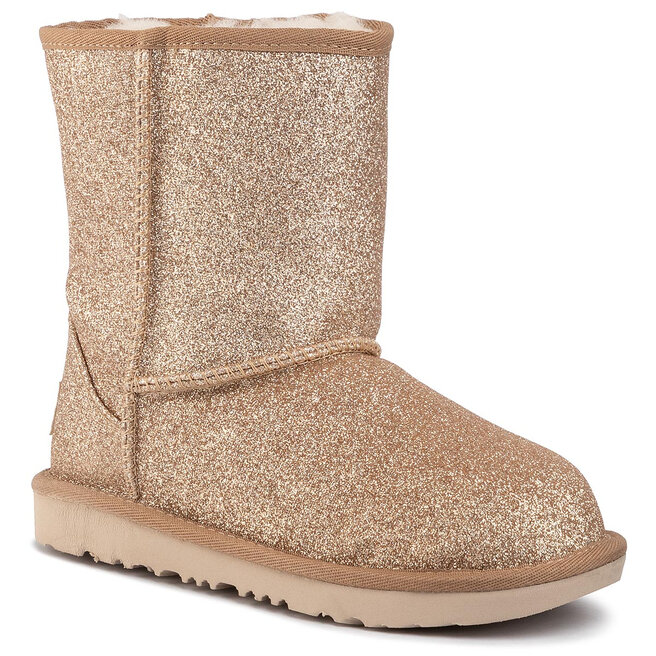 Ugg Cipő Ugg Kids' Classic Short II Glitter 1111852K Gold