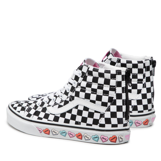 Sneakersy Vans Sk8Hi Zip VN0A4UI4ABY1 (Candy Hearts) Black/True