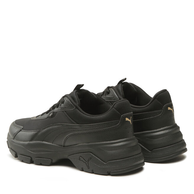 Puma Sneakersy Puma Cassia Via 389223 08 Puma Black/Shadow Gray/Gold 08