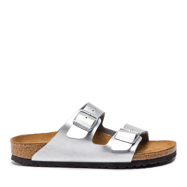 Klapki Birkenstock Arizona Bs - Srebrny