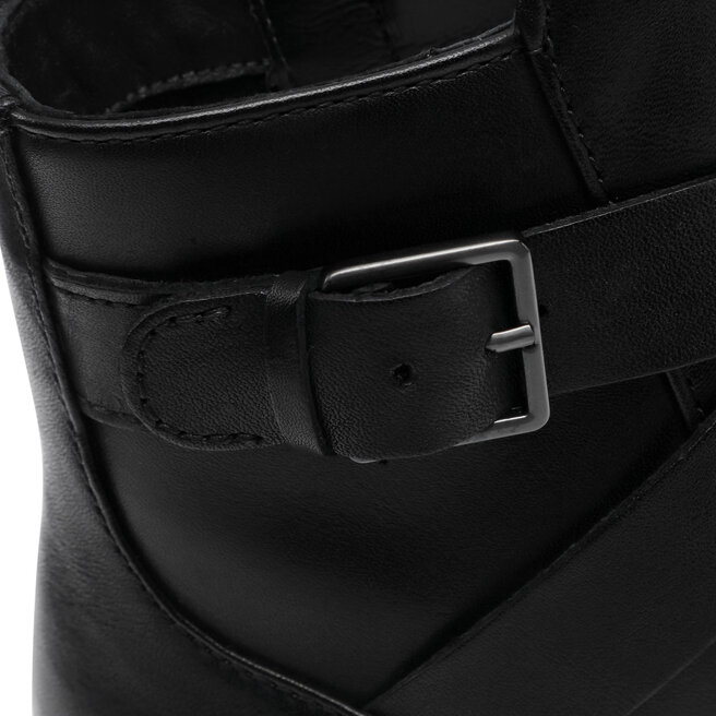Clarks Bokacsizma Clarks Hamble Buckle 261510084 Black Leather