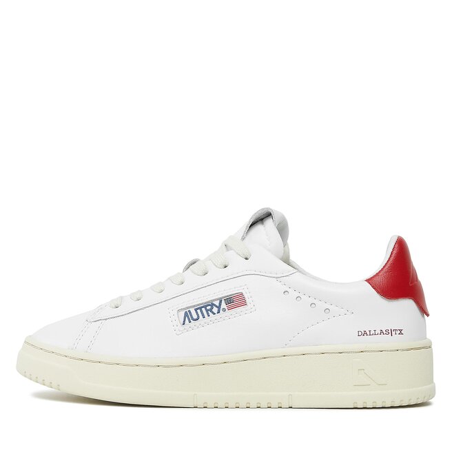 AUTRY Sneakersy AUTRY ADLW NW03 Wht/Red