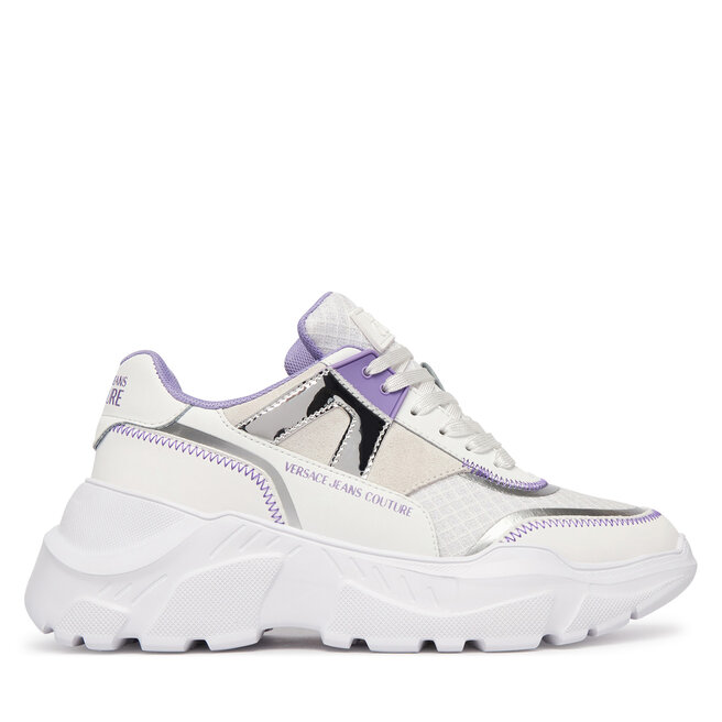 Sneakersy Versace Jeans Couture 80VA3SC4 ZSE18 V64 Biały - kobiece