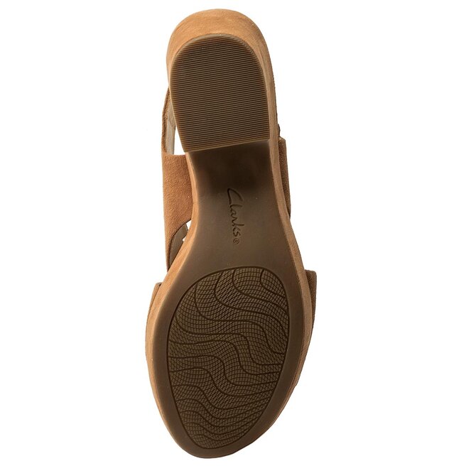 Clarks Maritsa Lara 261317774 Tan Suede obuvki.bg