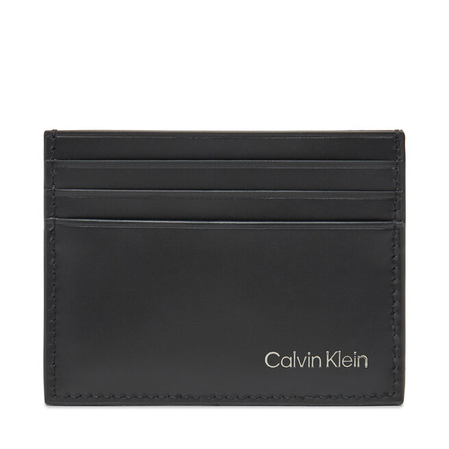 Etui na karty kredytowe Calvin Klein Ck Smooth Cardholder - Czarny